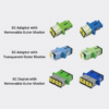Sp - 17 SC Fiber Optic Adapter - Multiple Shutter Configurations (Simplex/Duplex, APC/UPC)